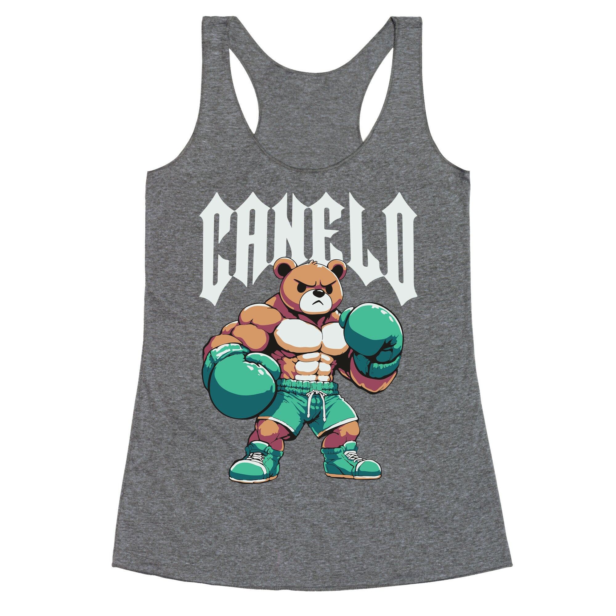 Canelo Teddy Bear Racerback Tank